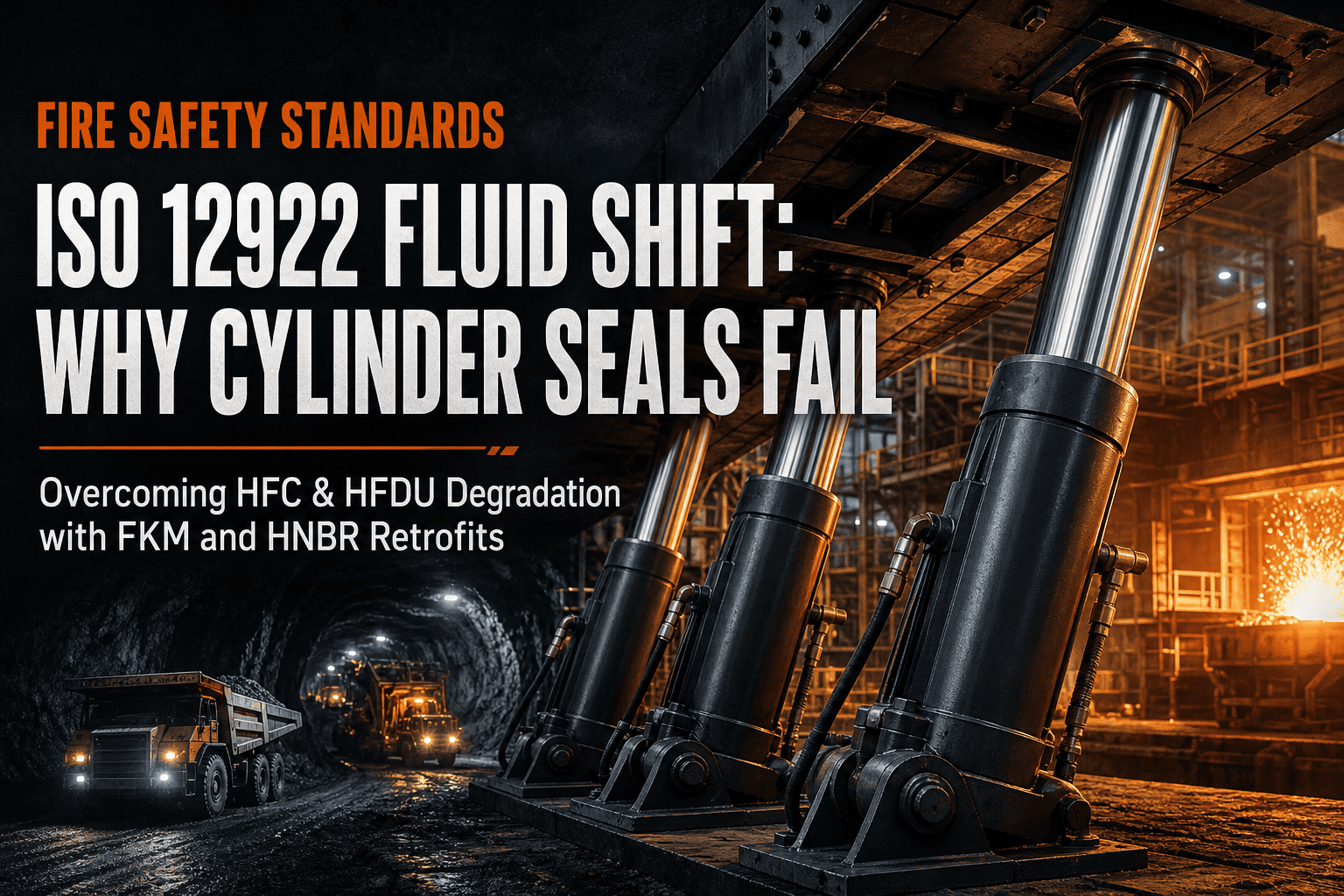 การเปลี่ยนแปลงด้านความปลอดภัยจากอัคคีภัยทั่วโลก: เหตุใดของเหลว ISO 12922 HFDU และ HFC จึงบังคับให้มีการออกแบบซีลกระบอกไฮดรอลิกใหม่