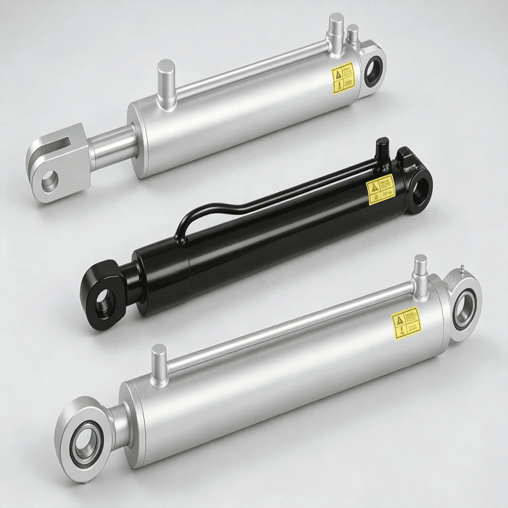 กระบอกไฮดรอลิกแบบ Cross-Tube แบบเชื่อมสองทาง