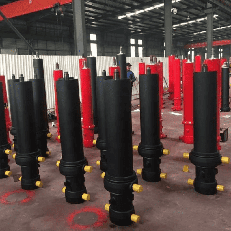 FEE-5TG-E191*4826 กระบอกไฮดรอลิกแบบหลายขั้นตอนติดด้านหน้า