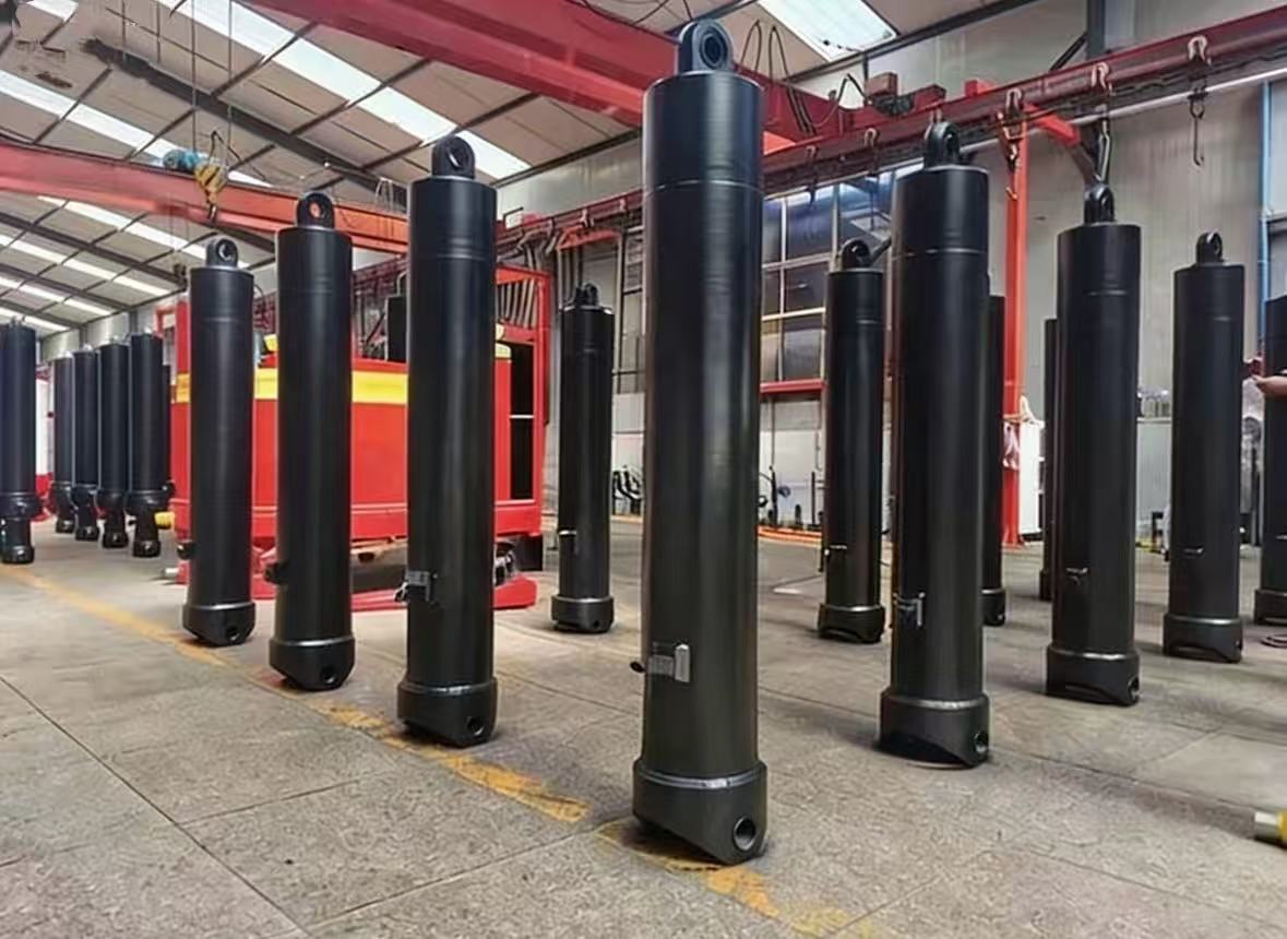 FEE-5TG-E191*4826 กระบอกไฮดรอลิกแบบหลายขั้นตอนติดด้านหน้า